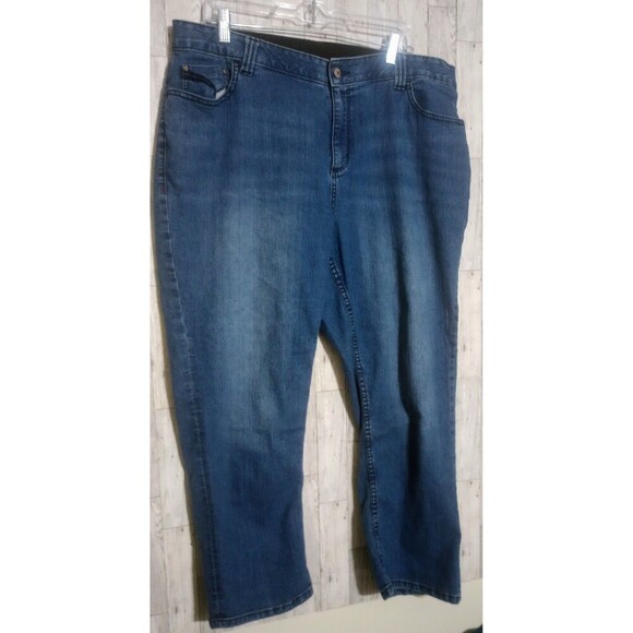 Catherine's Jeans Blue Denim‎ Medium Wash Petite Length Size 18W Petite - Picture 1 of 4